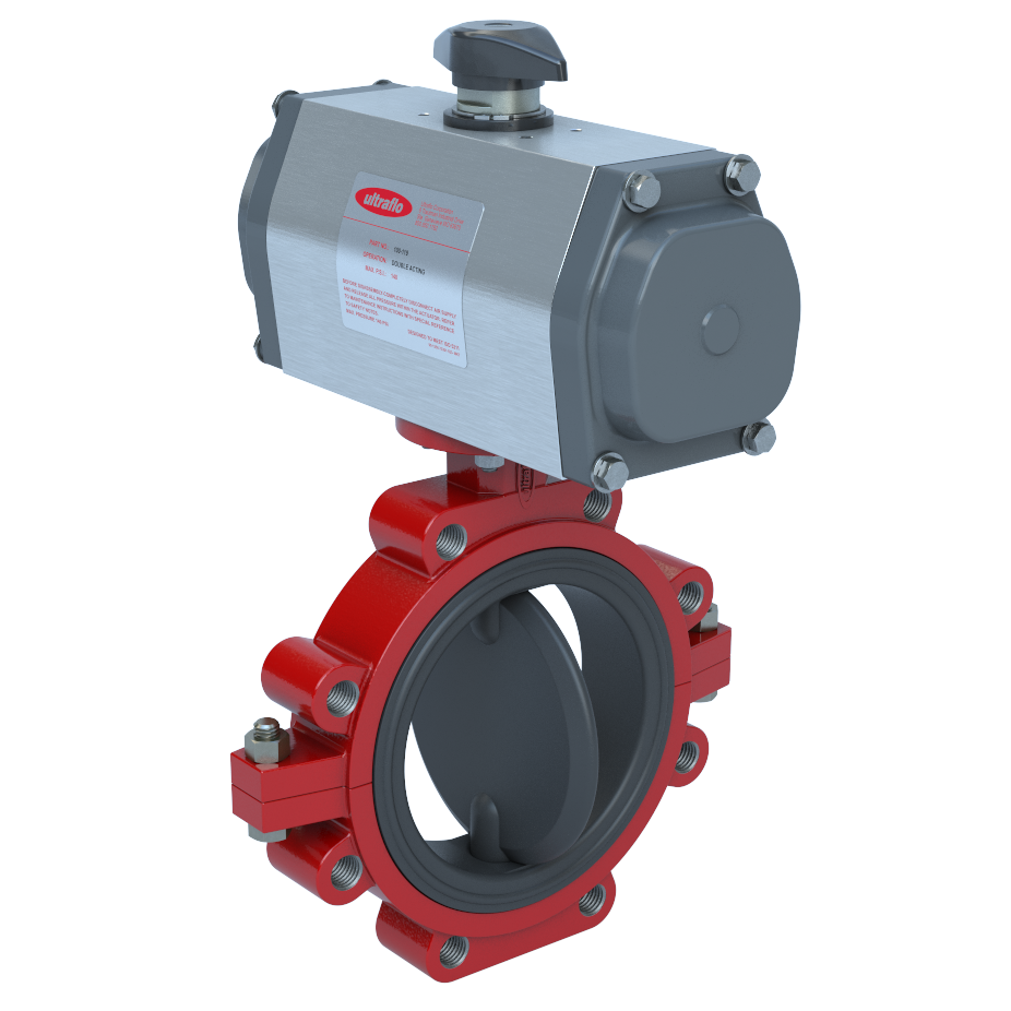 Butterfly Valve Actuated 393 (Sch 40 Design) Ductile Iron (ASTM A395