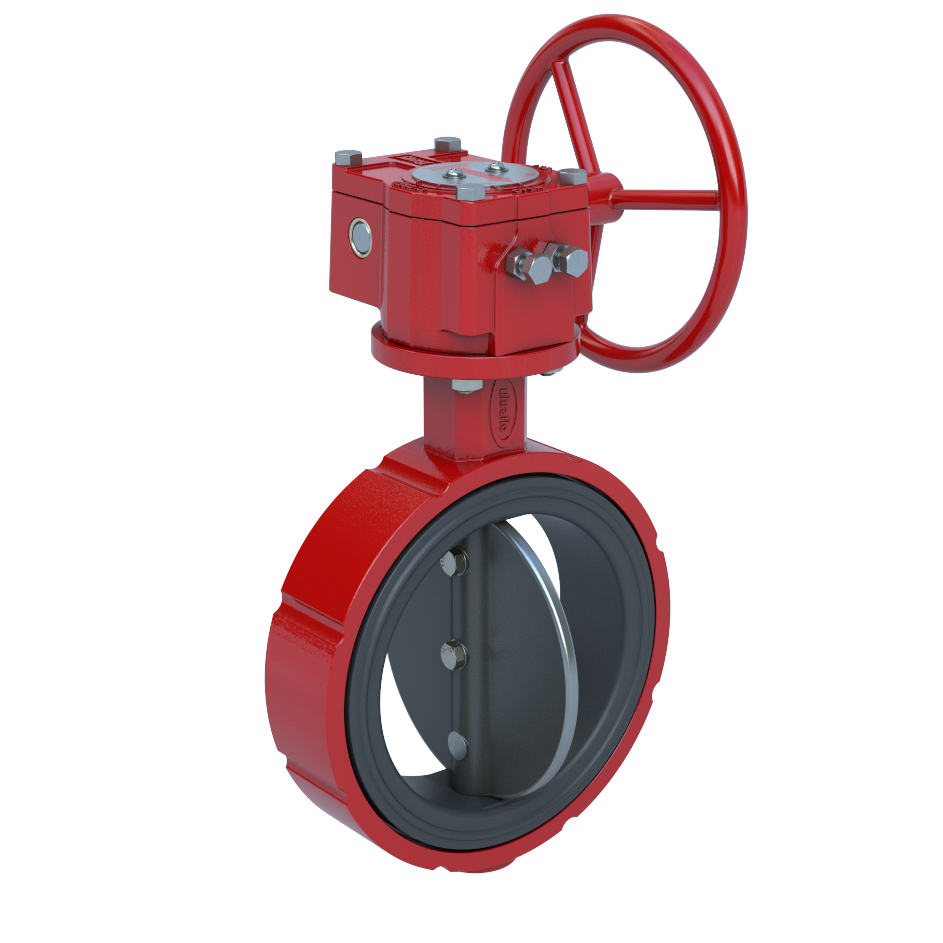 Butterfly Valve - Actuated: 400 (Sch 40 Design) Cast Iron (ASTM A126 ...