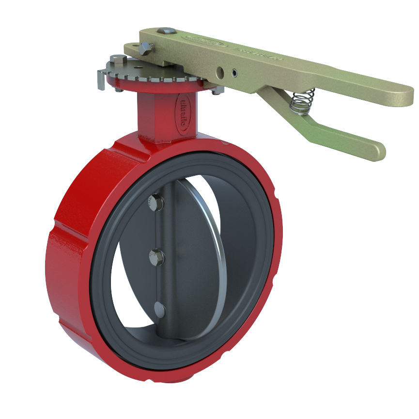 Butterfly Valve - Actuated: 400 (Sch 40 Design) Cast Iron (ASTM A126 ...